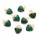 Synthetic Malachite Charms(G-N326-121-07)-1