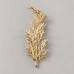 Artificial Gold Leaf, for Indoor Outdoor Home Garden Porch Window Plant Decoration, Gold, 125x40x22mm(AJEW-WH0518-79)