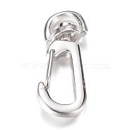 304 Stainless Steel Swivel Clasps, Stainless Steel Color, 36x14x7mm, Hole: 5x7mm(STAS-R065-79)