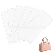 Translucent Plastic Bag Bottom Shaper, Rectangle, WhiteSmoke, 30x14x0.1cm(DIY-WH0504-98B)