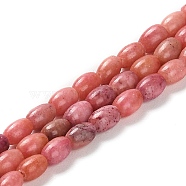 Natural Dolomite Beads Strands, Dyed, Rice, Salmon, 5.5~6x4.5mm, Hole: 1mm, about 68~69pcs/strand, 15.94~16.22 inch(40.5~41.2cm)(G-F765-A05-01)