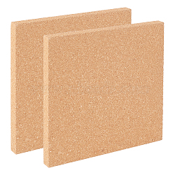 Cork Insulation Sheets, Square, BurlyWood, 201x201x15mm(DIY-WH0488-01A)