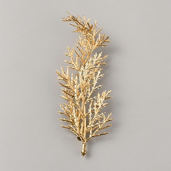 Artificial Gold Leaf, for Indoor Outdoor Home Garden Porch Window Plant Decoration, Gold, 125x40x22mm