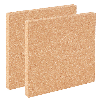 Cork Insulation Sheets, Square, BurlyWood, 201x201x15mm