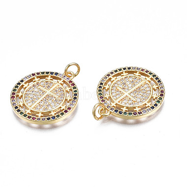 Brass Micro Pave Colorful Cubic Zirconia Pendants(ZIRC-N039-181-NF)-3