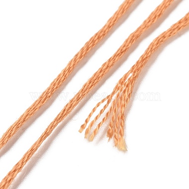 8 Skeins 8 Colors 6-Ply Polyester Embroidery Floss(OCOR-M009-01A-02)-3
