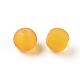 Frosted Glass Beads(X-GGB4MMY-DKM)-2