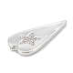 Pendentifs en laiton zircon cubique transparent(KK-K255-07P)-3