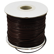 Korean Waxed Polyester Cord, Bead Cord, Coconut Brown, 1.2mm, about 185yards/roll(YC-1.2mm-NO111)