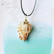 Natural Conch and Shell Pendant Necklaces(YJ0466-2)