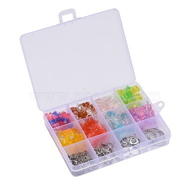 Bricolage 40 paires ours kits de boucles d'oreilles en résine transparente(DIY-LS0001-02)-6