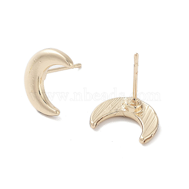 boucles d'oreilles en alliage de lune pour femmes(EJEW-H309-02KCG)-2