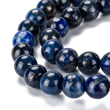 Chapelets de perle en lapis-lazuli naturel(G-G953-04-8mm)-5
