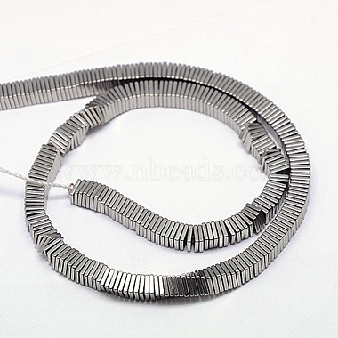 Electroplate Non-magnetic Synthetic Hematite Heishi Beads Strands(X-G-J171A-4x4mm-02)-2