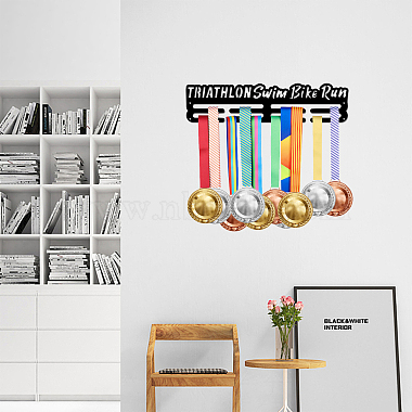 Support mural d'affichage de support de cintre de médaille de fer(ODIS-WH0021-802)-6