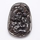 Natural Ice Crystal Obsidian Carven Pendants(G-A169-006)-1