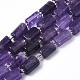 Natural Amethyst Beads Strands(G-S345-8x11-004)-1