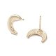 boucles d'oreilles en alliage de lune pour femmes(EJEW-H309-02KCG)-2