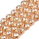 Transparent Electroplate Glass Beads Strands(EGLA-N002-34C-B10)-1