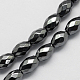 Magnetic Synthetic Hematite Beads Strands(G-Q922-8x5mm)-2