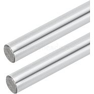 45# High-carbon Steel Linear Motion Rods, Shaft Guide, Stainless Steel Color, 300x10mm(FIND-WH0061-17B)