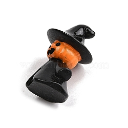 Halloween Resin Figurine Statues for Home Office Desktop Decoration, Ghost, 42x27x27.5mm(DJEW-M017-04B)