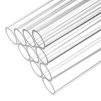Acrylic Round Tube, Clear, 150x20mm, Inner Diameter: 16.5mm