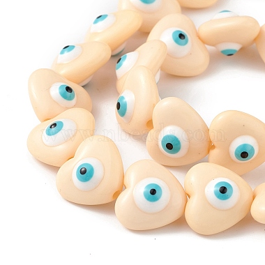 Evil Eye Resin Beads Strands(RESI-F040-01E)-3