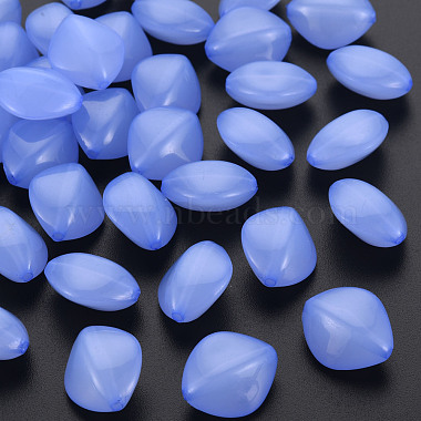 Medium Slate Blue Rhombus Acrylic Beads