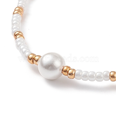 жемчужные ожерелья из ракушек для женщин(NJEW-JN03985)-4