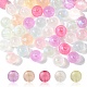 Rainbow Iridescent Plating Acrylic Beads(MACR-YW0002-19D)-1