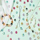 100Pcs Gradient Color Handmade Lampwork Beads(DIY-SZ0010-51C)-9