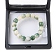 bracelet extensible en perles de bois de bodhi pour femme(BJEW-YW0001-04A)-2