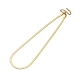 Ion Plating(IP) 304 Stainless Steel Herringbone Chain Necklace for Men Women(NJEW-E076-03C-G)-1