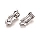 304 Stainless Steel Clip-On Earrings Findings(STAS-Q185-01)-3