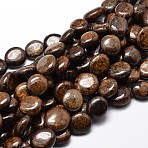 Natural Bronzite Nuggets Beads Strands, Tumbled Stone, 4~8x6~9x5~7mm, Hole: 1mm, about 15.3 inch~15.7 inch(G-J336-07)