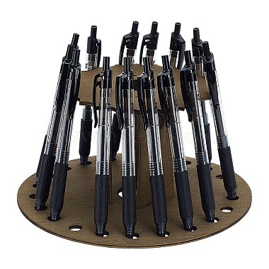 Wood Pen Holder(AJEW-WH0554-24)-1