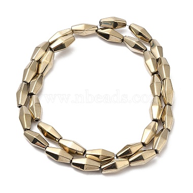 Electroplate Synthetic Magnetic Hematite Beads Strands(G-E602-05)-2