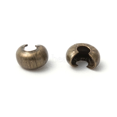 Couvertures de perles à sertir en fer(X-IFIN-H028-AB)-2