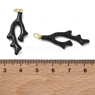 Brass Enamel Pendants(KK-CBAD360-14G)-4
