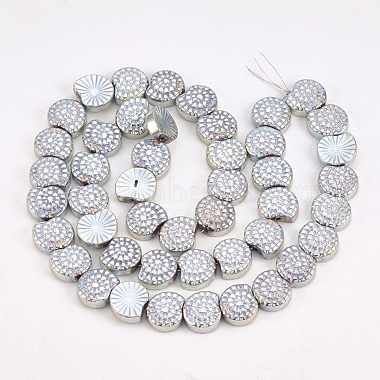 Electroplate Non-magnetic Synthetic Hematite Beads Strands(G-T061-168)-3