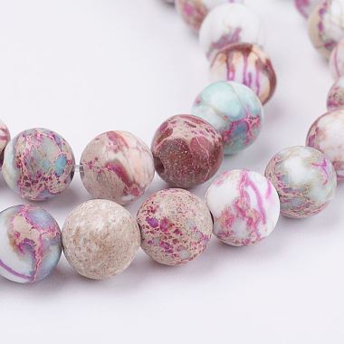 Natural Imperial Jasper Beads Strands(G-E358-8m-01)-5