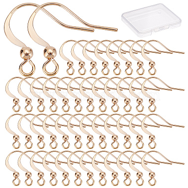 Real 18K Gold Plated Brass Earring Hooks