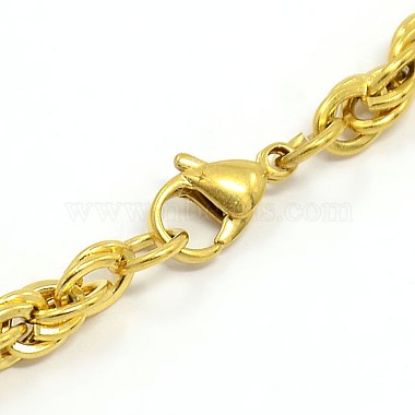 Fashionable 304 Stainless Steel Rope Chain Bracelet Making(X-STAS-A028-B054G)-2