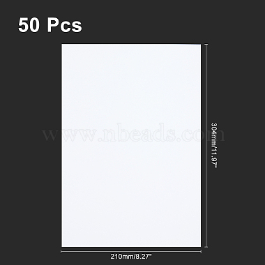 Nbeads A4 PP Double Sided Glossy Photo Paper for Inkjet Printing Printer(AJEW-NB0002-98)-2