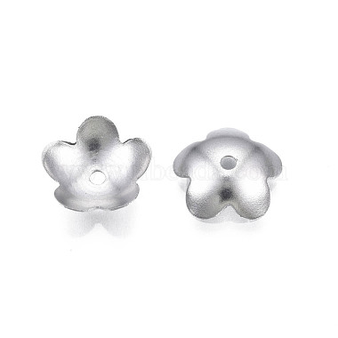 Non-Tarnish 304 Stainless Steel Bead Caps(STAS-S057-49)-3