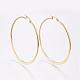 304 Stainless Steel Big Hoop Earrings(EJEW-F105-14G)-1