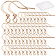 100Pcs Long-Lasting Plated Brass French Earring Hooks(KK-CN0001-80)-1