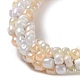 bracelet extensible tressé en perles de verre au crochet(BJEW-K232-01U)-2