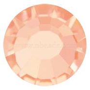 Preciosa&reg Crystal Hotfix Flatback Stones, Czech Crystal, Round(438 11 612 Chaton Rose VIVA 12 &reg), 00030 266 Apricot, SS8(2.3~2.5mm)(Y-PRC-HSS8-00030-266)